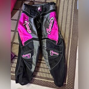Women’s Pink and Black motocross off road riding Pants by Answer racing